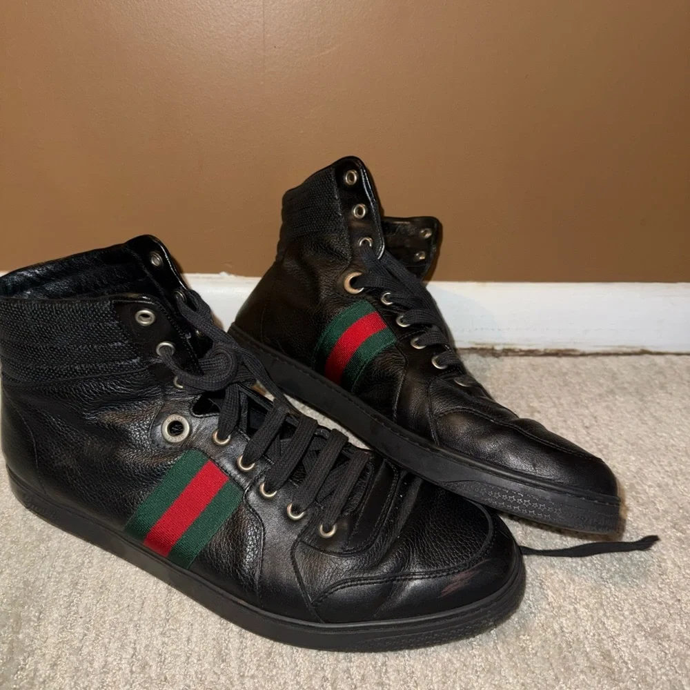 Men’s Gucci Coda Guccissima High-Top Sneakers (No Box) - Picture 2 of 8